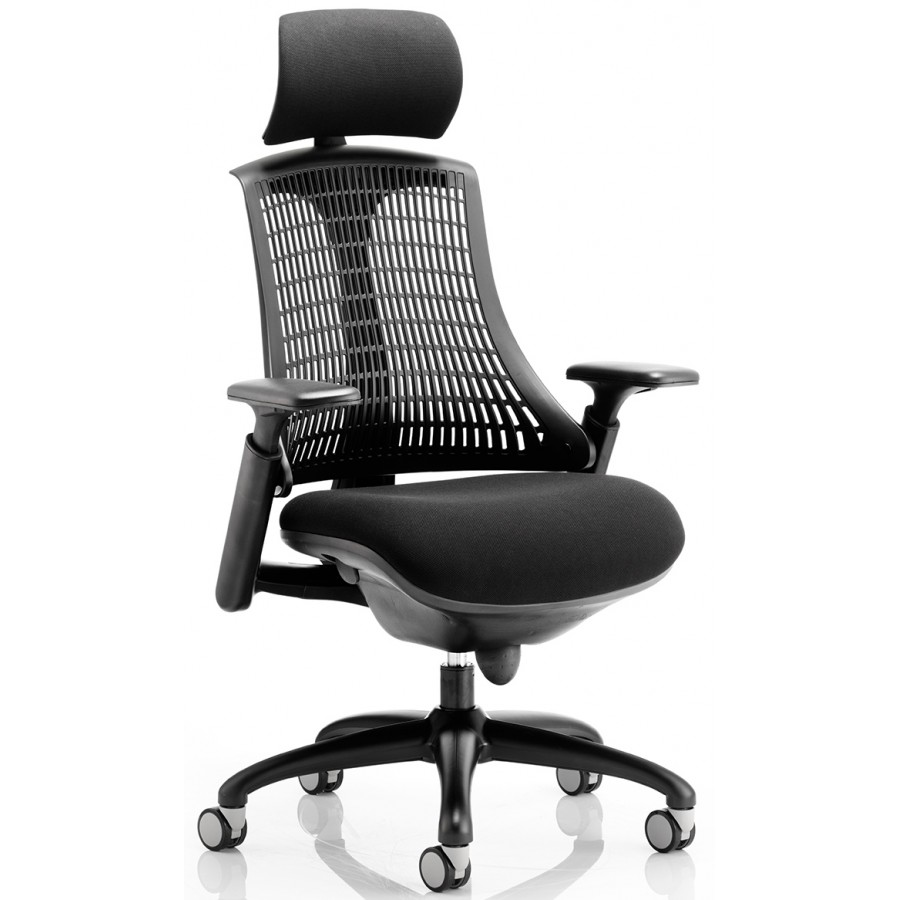 Flint Heavy Duty Nylon Back Office Chair 